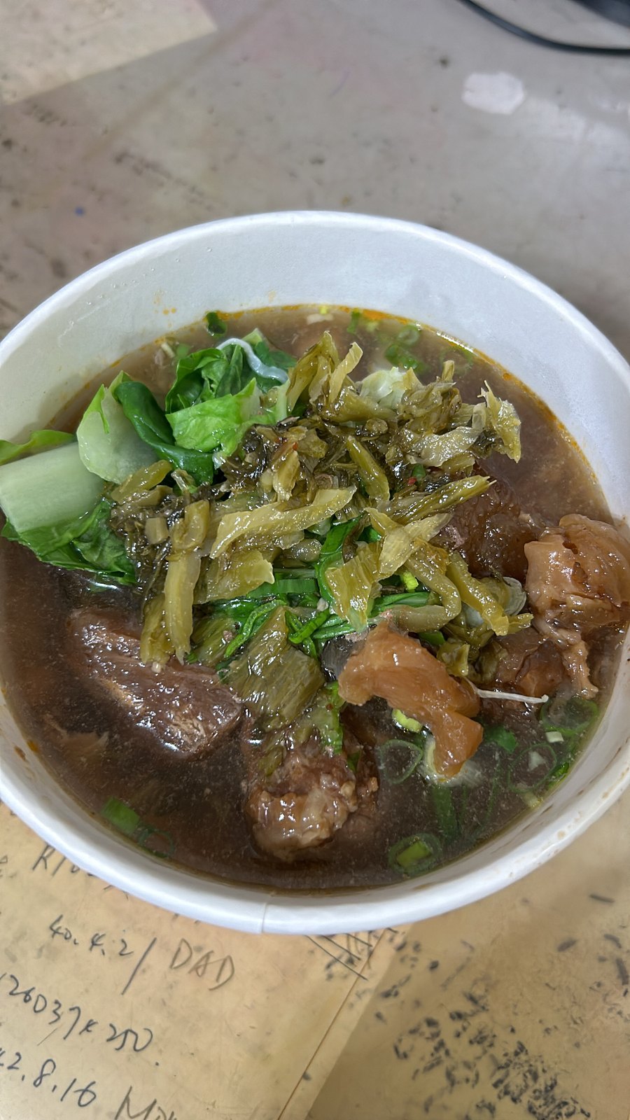 Taiwanese beef noodle soup