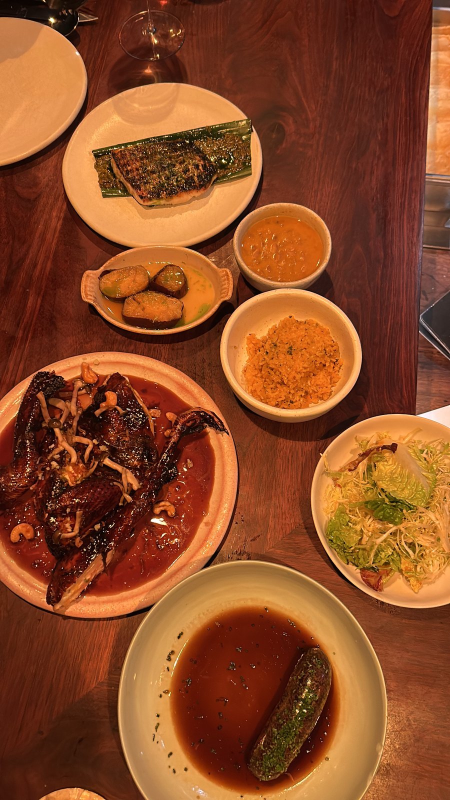 A spread at Kabawa in New York