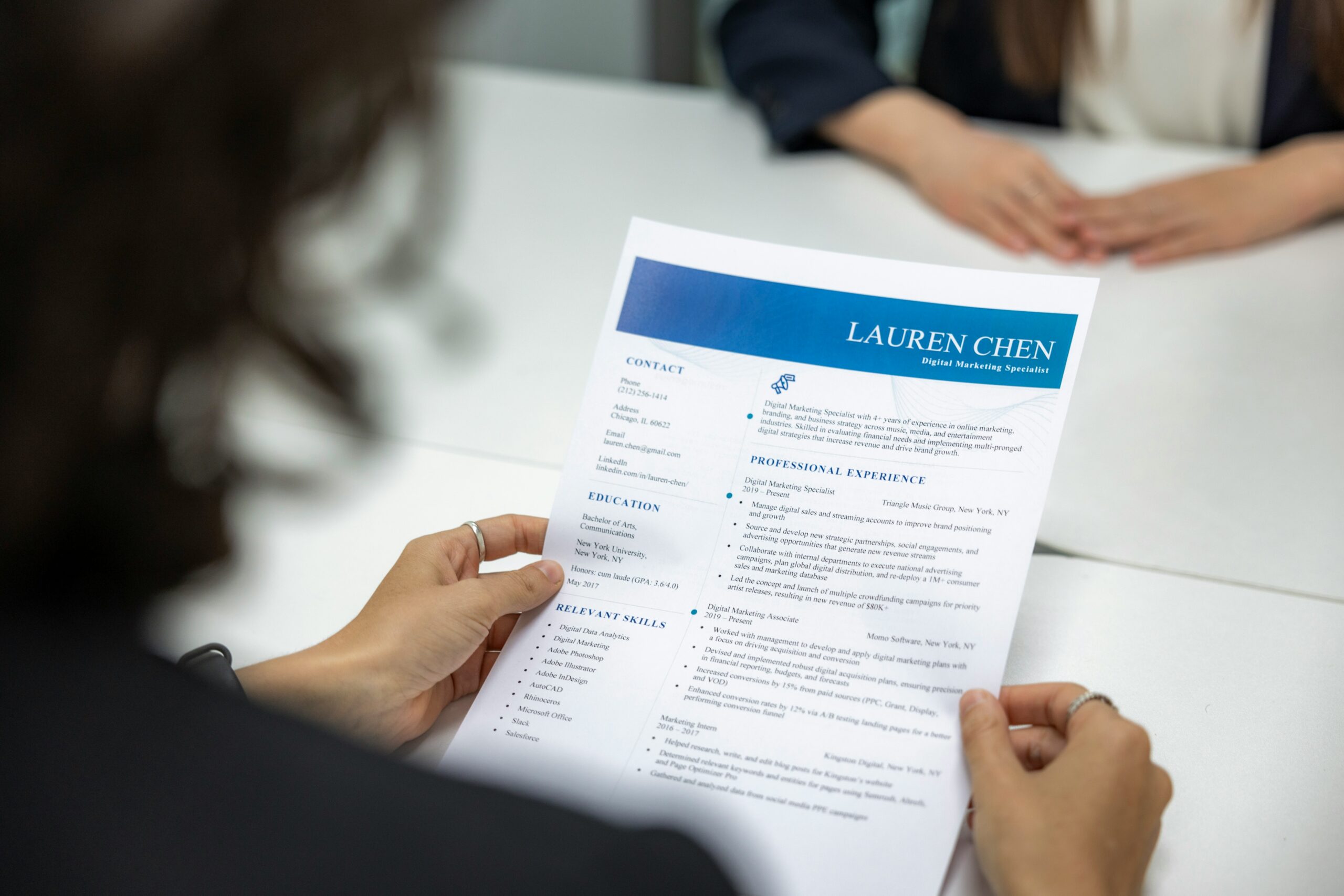 resume that gets past the bamboo ceiling